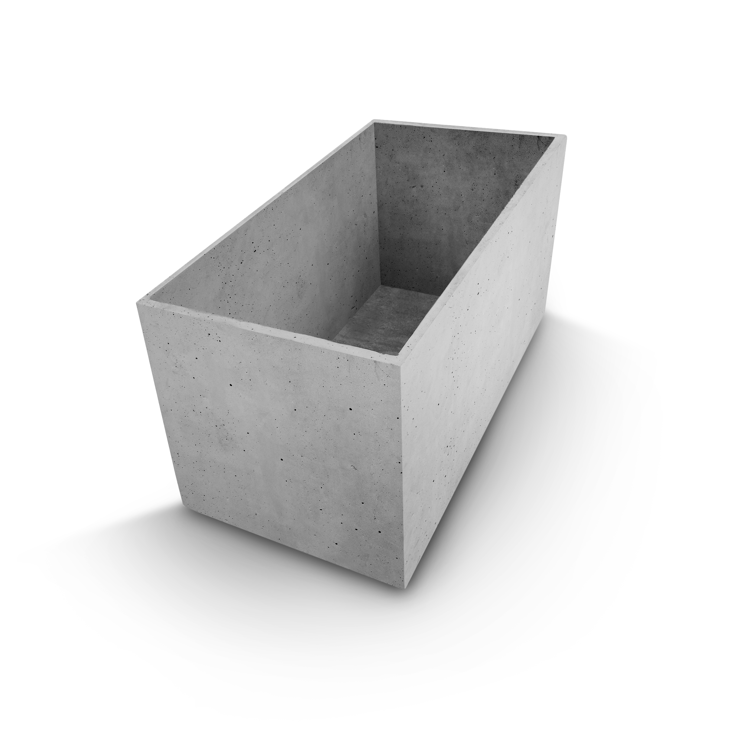 donica z betonu architektonicznego na wymiar 100x50x50