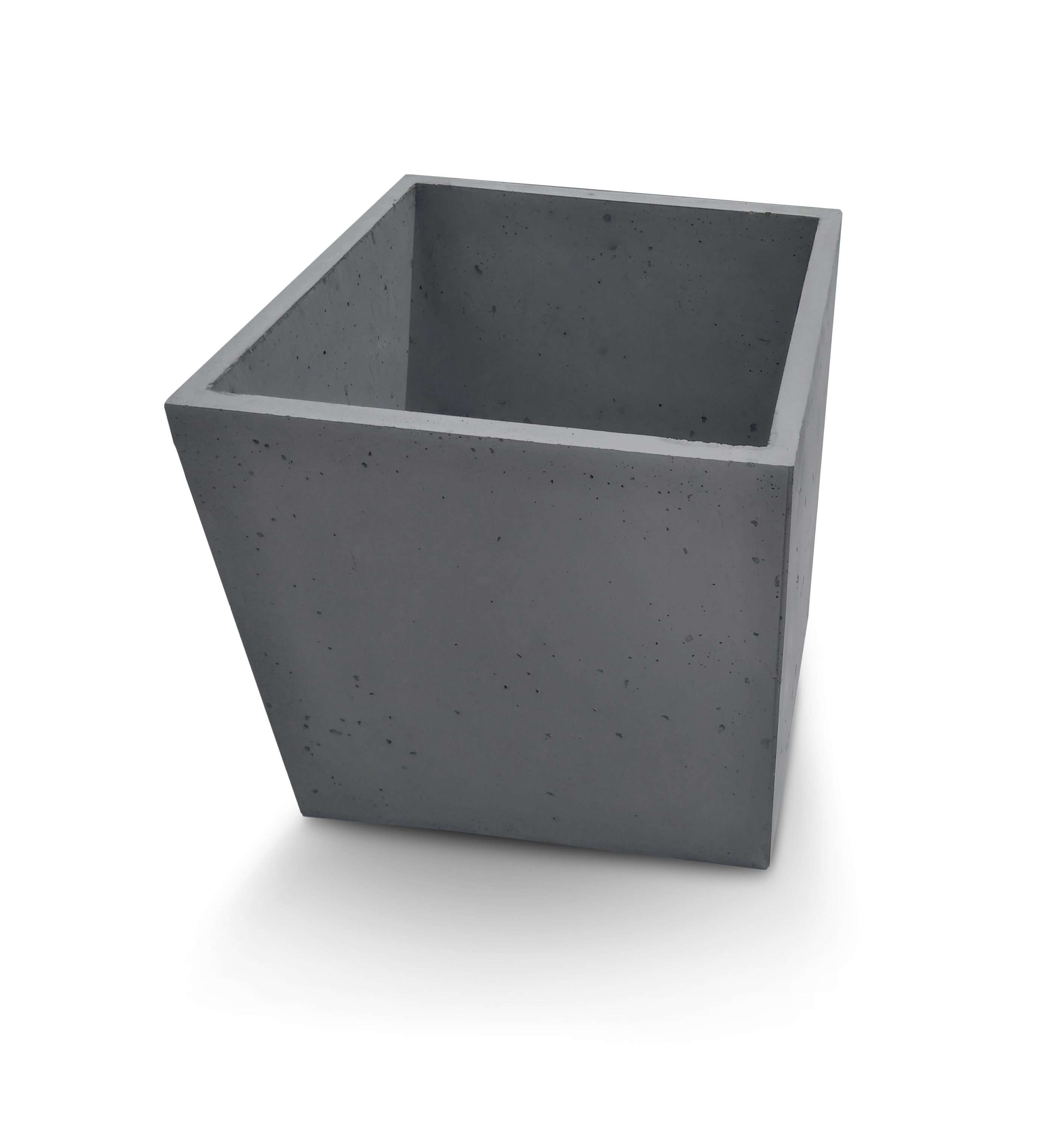 ciemno szara donica betonowa wymiar 50x50x50